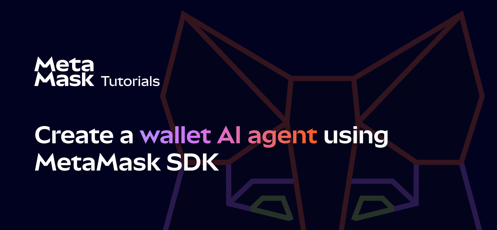 Create an AI agent using MM Connect